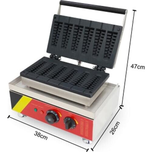 Waffle-Maker Commerical 220V Stainless Steel Lolly Waffle Machine