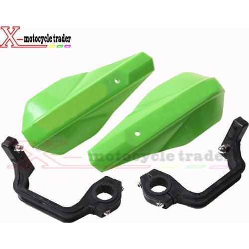 Green colors Plastic Handle bar Brush Hand Guards Handguard Protector Protection Dirt Bike Bike Motorcycle Motocross ATV