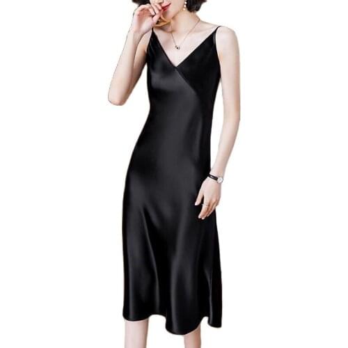 Satin Long Dress Sexy Sleeveless Backless Spaghetti Bright shiny Silk Mermaid Dresses Female Nightclub Party Maxi Dress