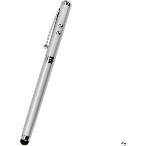 200 Pcs 4 in 1 Laser Pointer Ball Pen LED Torch Touch Screen Stylus Pen for Phone for Samsung