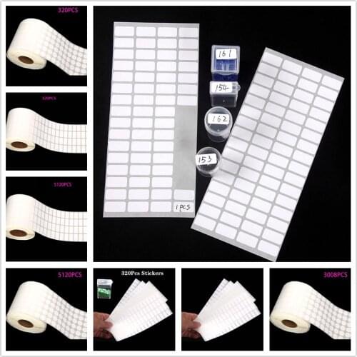 5120Pcs Stickers Diamond Classification Storage Boxes Distinguish Label Stickers Diamond Painting Accessories Embroidery Tools