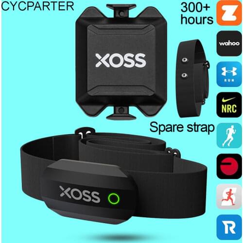 Bike Sensor Monitor Strap XOSS Cadence Speed Sensor Speedometer Wireless Fitness Bicycle Sensor For G+ Garmin Bryton Magene C406