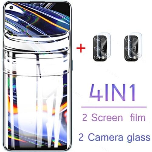 Camera lens glass for realme 7 pro full screen hydrogel film on realme 8 pro protector glass realmi 7 pro 6 pro 7i 6i 8 5g case