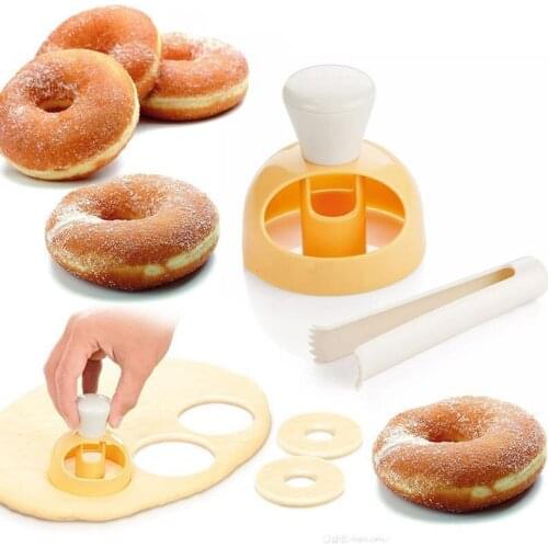 Food Grade ABS Donut Mold Cake Mold Baking Bakeware Cake Decorating Tools Desserts Bread Cutter Maker Baking Mould Tools