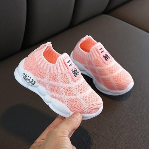 Children Boys Casual Sneakers Kids Shoes Breathable Anti-Slip Baby Girl Shoes Toddler Girls Sneaker Soft Soled Shoes Boys Shoes