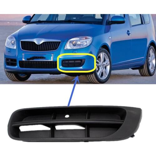 Left Side For Skoda Roomster 2006 2007 2008 2009 2010 2010 Car-Styling Front Bumper Lower Grille Fog Light Fog Lamp Cover