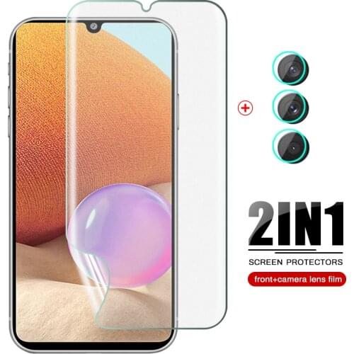 For Samsung Galaxy A32 4G Frosted Matte Soft Hydrogel Film Camera Lens Protective For SamsungA32 Sansung A 32 6.4" Film Not Glas