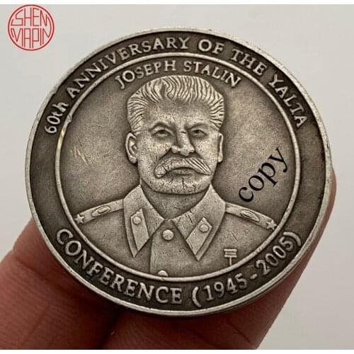 Joseph Stalin 1934 Copy Coin Hobo Nickel Coin Soviet Union Copper Coins Collectibles Challenge Coin