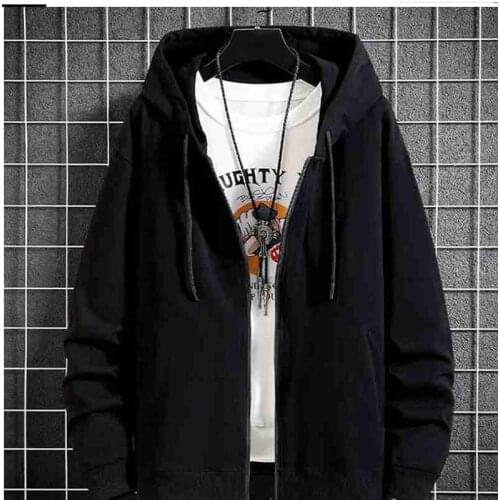 2021 Hot Autumn Cardigan 160Kg Sweatshirt 8Xl 9Xl 10Xl Hoodie Oversized Hoody Mens Zipper Cardigan Terry Hoodie Jacket
