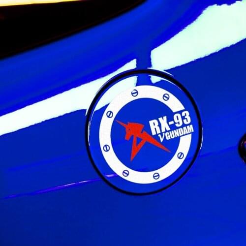 Car Sticker Decals Auto Window Tail Decals for Classic Cartoon Anime Robot Mobile Suit RX-93 Horse