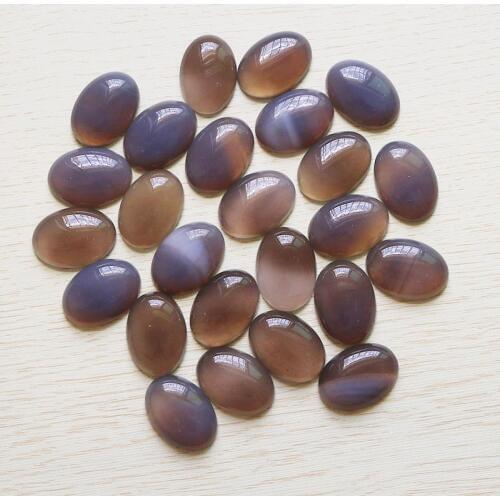 Natural charms gray agat e treasure stone Oval CAB CABOCHON teardrop bead for DIY jewelry accessories 18mm*25mm 10pcs/lot