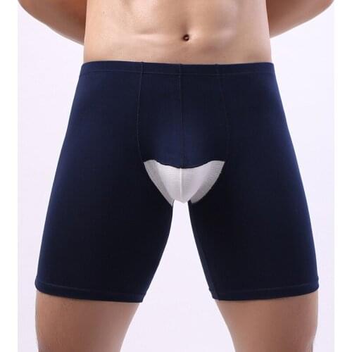 Underwear Men Boxer Mens Panties Men Underwear Boxers Boxer Shorts Antibacterial Long Underpants Natural Cotton High Quality