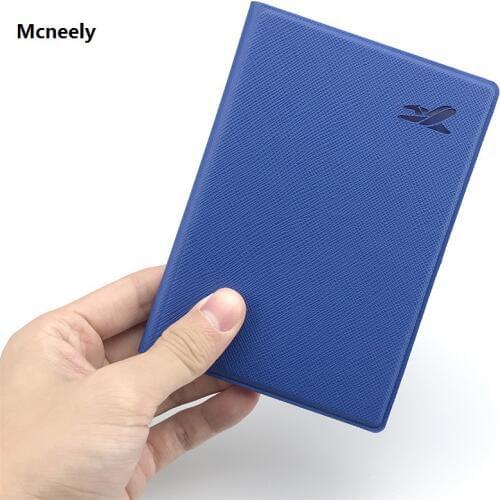 7 Colors High Quality New arrival Travel Passport Cover with Card Holder Case ID Holder Air Ticket Travel Document Wallets