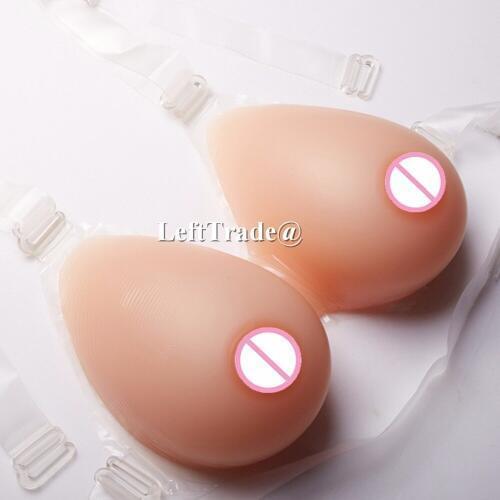 Very big 4100g/pair sexy realistic silicone artificial breasts crossdresser false boobs with straps