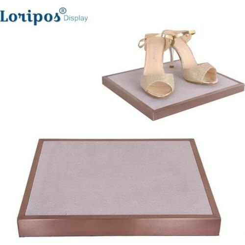 Shoes Tray Indoor Shoes Holder Stand Jewelry Display Rack Handbag Display Holder Dish Metal Block Shoes Display Rack