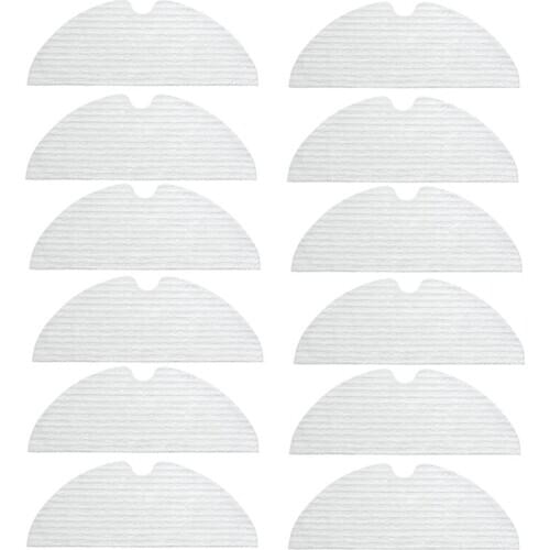 Replaceable Disposable Mop Cloth Sweeping Robot for Xiaomi Dreame F9 Sweeper Accessorie , 12PCS