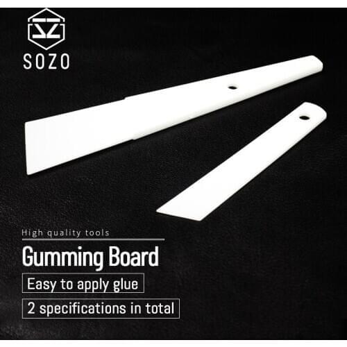 SOZO Plastic Gumming Board DIY Handmade Leathercraft Tools Gumming Easily & Make Glue Thin Auxiliary Glue Application
