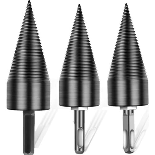 Firewood Drill Bit Wood Splitting Drill Bit Wood Log Splitter Auger Splitting Screw Wood Breaker Tool #30