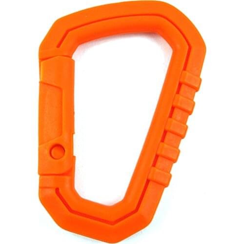 Tactical High Strength D-Ring Camp Snap Clip Hook Buckle Keychain Camping Hiking Climbing Mountaineering Carabiner