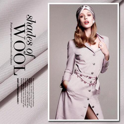 135 cm thin wool fabric meter in the spring and autumn worsted fashion wool fabric wholesale wool cloth