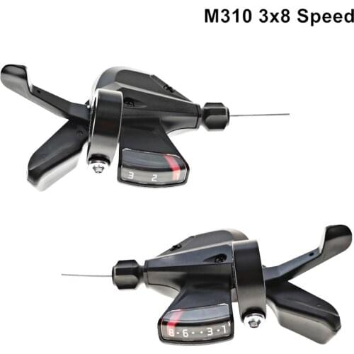 SL-M310 Bicycle Front Derailleur 3X8 Speed Trigger Shifter Speed Bike Brake Shift Lever For Cycling Mountain Bike Accessories
