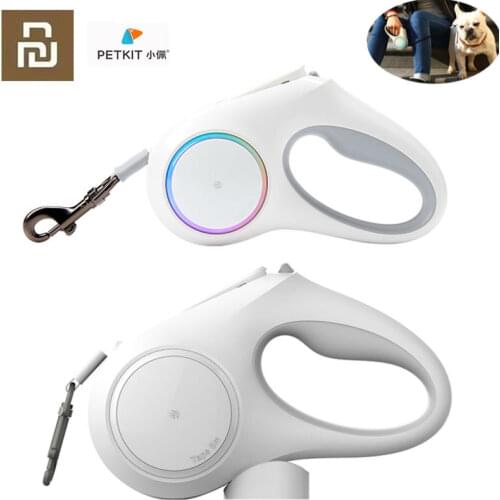 Xiaomi Petkit Go Shine Pet Leash Dog Traction Rope Flexible Ring Shape 3m / 4.5m with Rechargeable LED Night Light