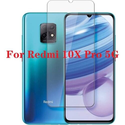 Tempered Glass For Xiaomi Redmi 10X Pro 5G Screen Protector 2.5D Phone On Protective Glass For Redmi 10X 4G Glass