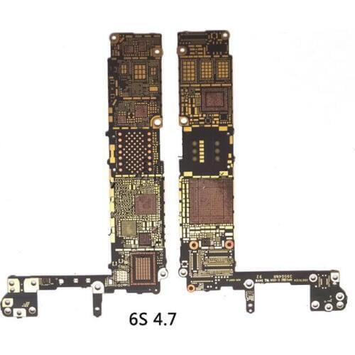 100pcs/lot, For iPhone 6S 4.7inch 4.7' New Bare Board Motherboard Mainboard Replacement Part for test, DHL free ship