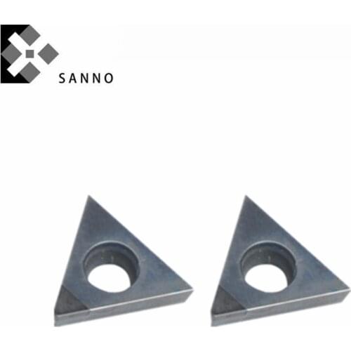 2pcs R0.2 TCGT090202 / TCGT090204 / TCGT110208 / TCGT16T302 CBN PCD cnc carbide turning inserts lathe cutting tips diamond blade