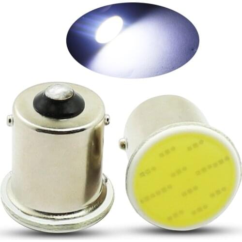 2x 1156 COB Led Light BA15S P21W LED Turn Signal Bulb COB Car Interior Light Parking Reverse Back Brake Lamp Super Bright 12V