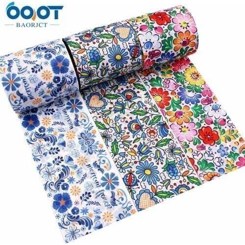 3"(75mm) 2Yards Halloween Double Sided Cartoon Grosgrain Ribbons,Bow Cap Accessories Party Gift Wrap DIY Handmade 201227-1