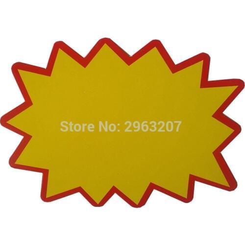 500pcs Best Selling POP Price Tag Label Paper POP Supermarket Explosion Advertising Promotion/Poster Paper