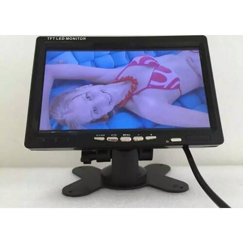 7 Inch 2CH Input TFT Monitor For CCTV Camera 800x480