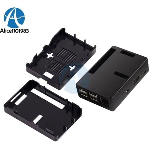 ABS V2 V2.0 Case Shell Box Enclosure to All Ports for Raspberry Pi 2 Model B B+ Black Transparent Diy Kit Electronic