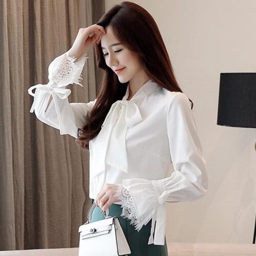 Блузки с бантом ANGLIU China At AliExpress