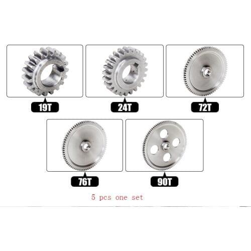 Free shipping 5pcs one set Simant SIEG: S / N: 10085B lathes and milling machines C1 M1 metal gear mini lathe gears Metal