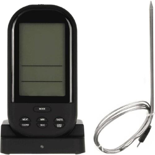 Wireless Digital LCD Display BBQ Thermometer Kitchen Barbecue Digital Probe Meat Thermometer BBQ Temperature Tool