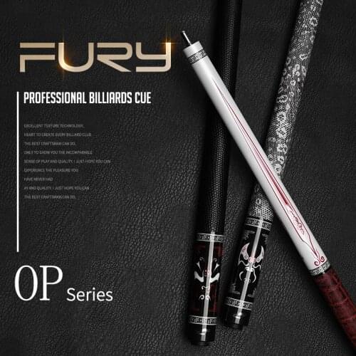 Fury Op Series Pool Cue Chinese Opera 12.5mm Tip HT 2nd Generation Shaft Maple Shaft Leather Wrap Billiard Stick Taco De Billar
