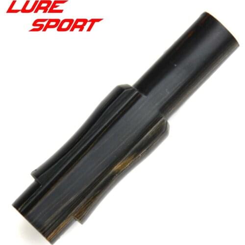 LureSport 2pcs Black Wood Part for Reel Seat Rod Building Components DIY Accessory