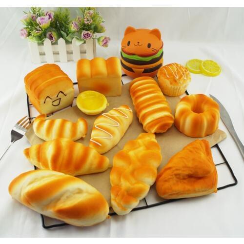 Kids Kitchen Toy Cakes Doughnuts Simulation Model Artificial Fake Bread Ornaments Cake Bakery Craft Photography DIY Decor Food