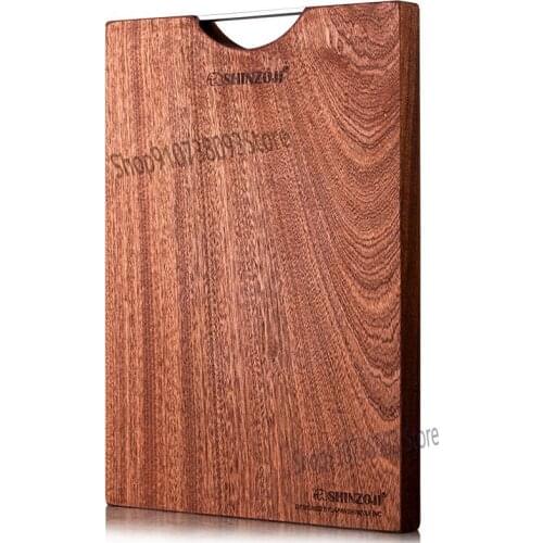 Rosewood cutting board solid wood cutting board whole wood cutting board household double-sided thickened kitchen knife board Ja