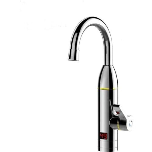 Electric Kitchen Instant Heating Faucet Heater Hot Cold Dual-use Tankless Water Quickly Heating Tap Shower With LED Display