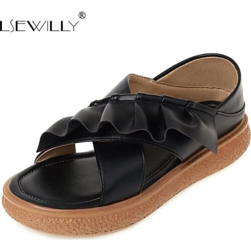 Lsewilly 2021 Fashion Women Sandals Summer Platform Wedge Heels Casual Comfortable Open Toe Leisure Shoes Woman Sandals Female