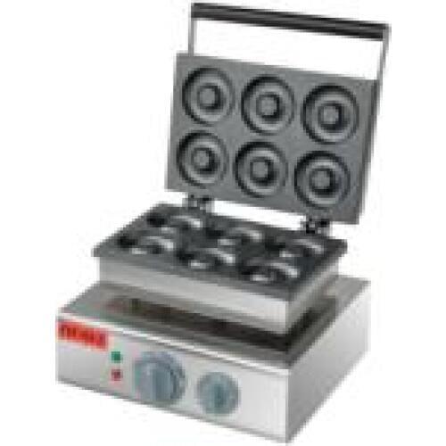 6Holes Donut Making Machine Rounder Corn Donut Baking Maker