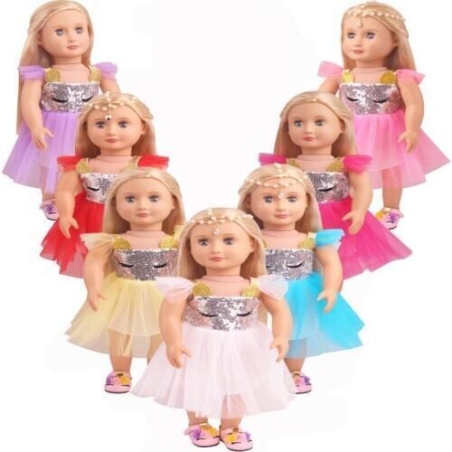 New Colorful Dress Clothes fits for 18" American Girl doll alexander,girls dolls