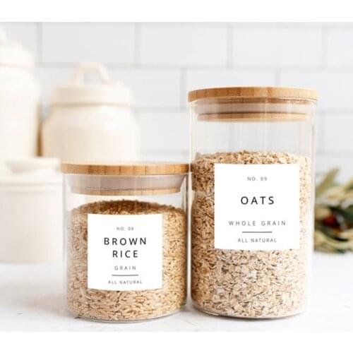 Customize Pantry Labels Modern Minimalist Spice Jar Label Jar Label, Spice Labels DIY Spice Label Modern Kitchen Storage Sticker