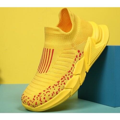 KGFHE Mesh Boy Sneakers Lightweight Childrens Shoes Casual Breathable Kids Outdoor Non-slip White Sports Shoes