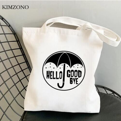 The Umbrella Academy shopping bag jute bag reusable grocery bolsas de tela shopper bag bolsas ecologicas reciclaje tote cabas