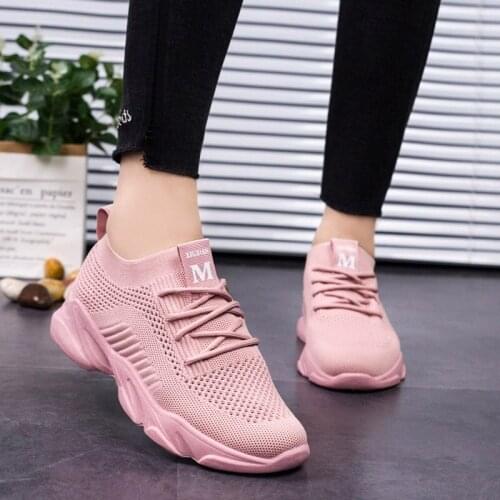 2021 Socks Shoes Ladies Spring New Vulcanized Shoes Non-Slip Fashion Sports Shoes Ladies Breathable Casual Shoes Student Shoes