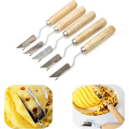 1PC Portable Pineapple Slicer Ananas Cut Pineapple Eye Peeler Pineapple Seed Remover Knife Fruit Tools Fruit Pineapple Peeler